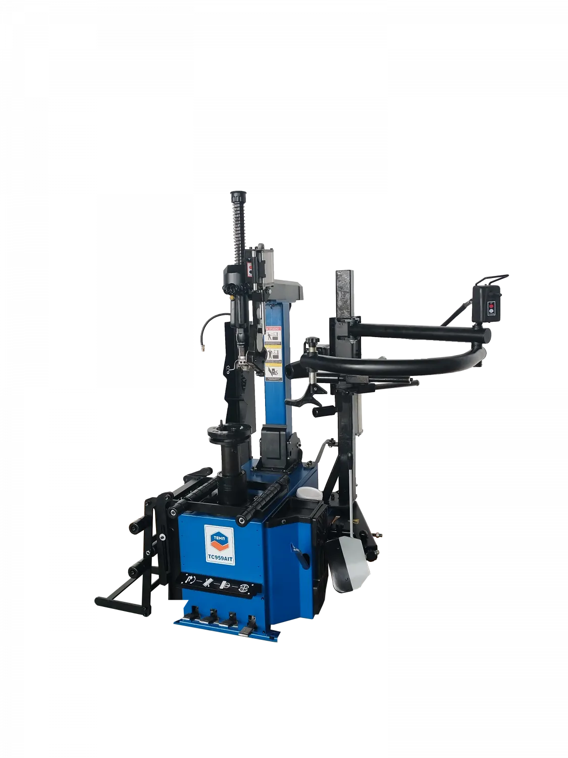 Стенд шиномонтажный суперавтомат до 26" с "третьей рукой", взрывной накачкой, лифтом и безмонтировочной системой ТЕМП TC959AIT