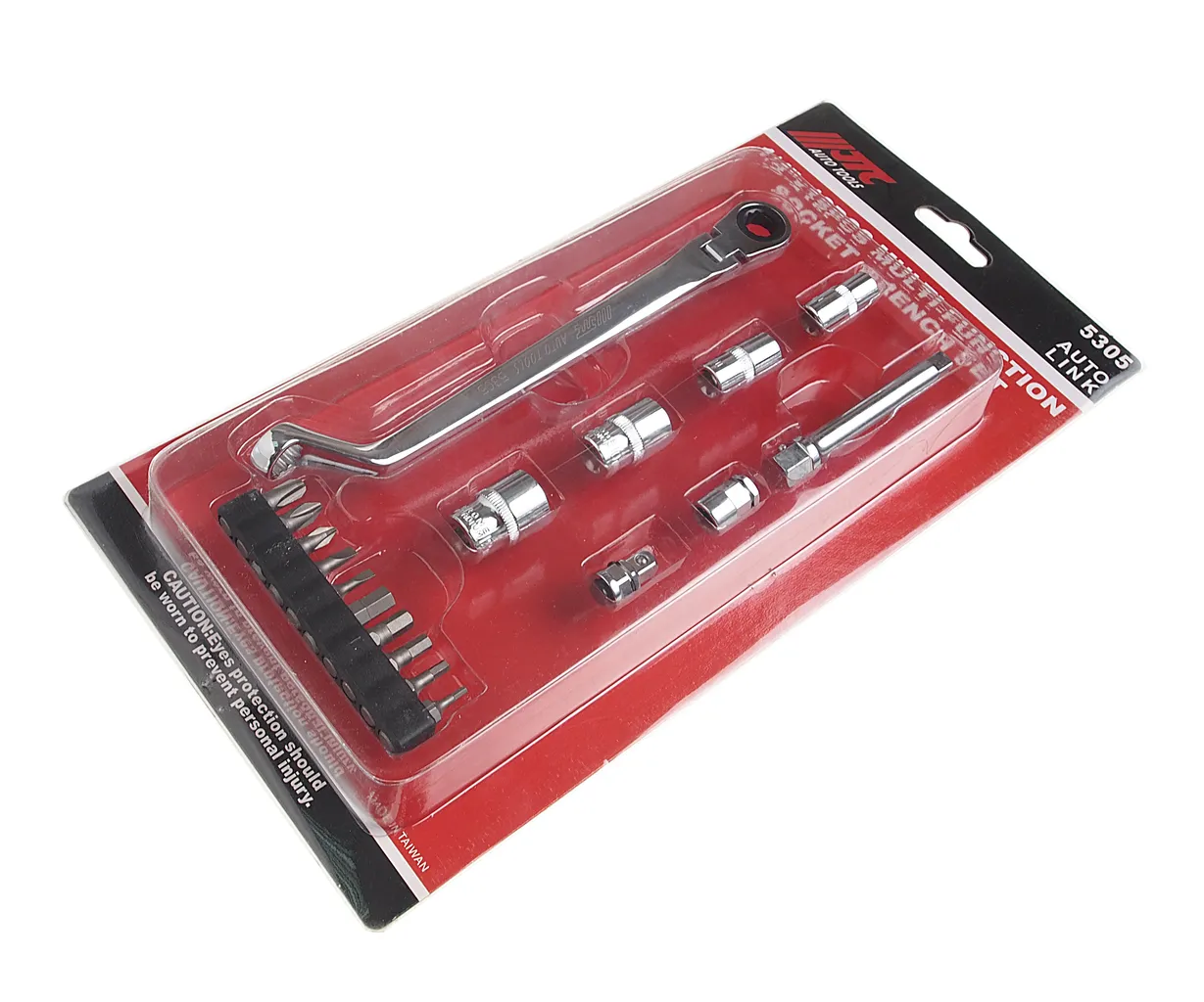 Набор головок торцевых и бит 1/4" 7-12мм SL, PH, TORX 18 предметов в кейсе JTC купить