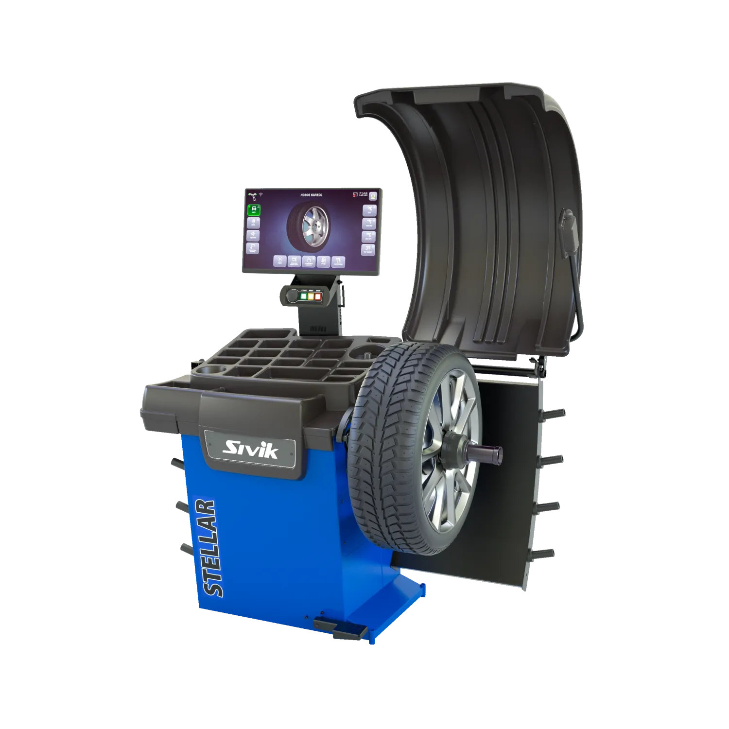 Балансировочный станок STELLAR (p) СБМП-60/3D Pro (УЗ, ЭМВ, ТЛУ)