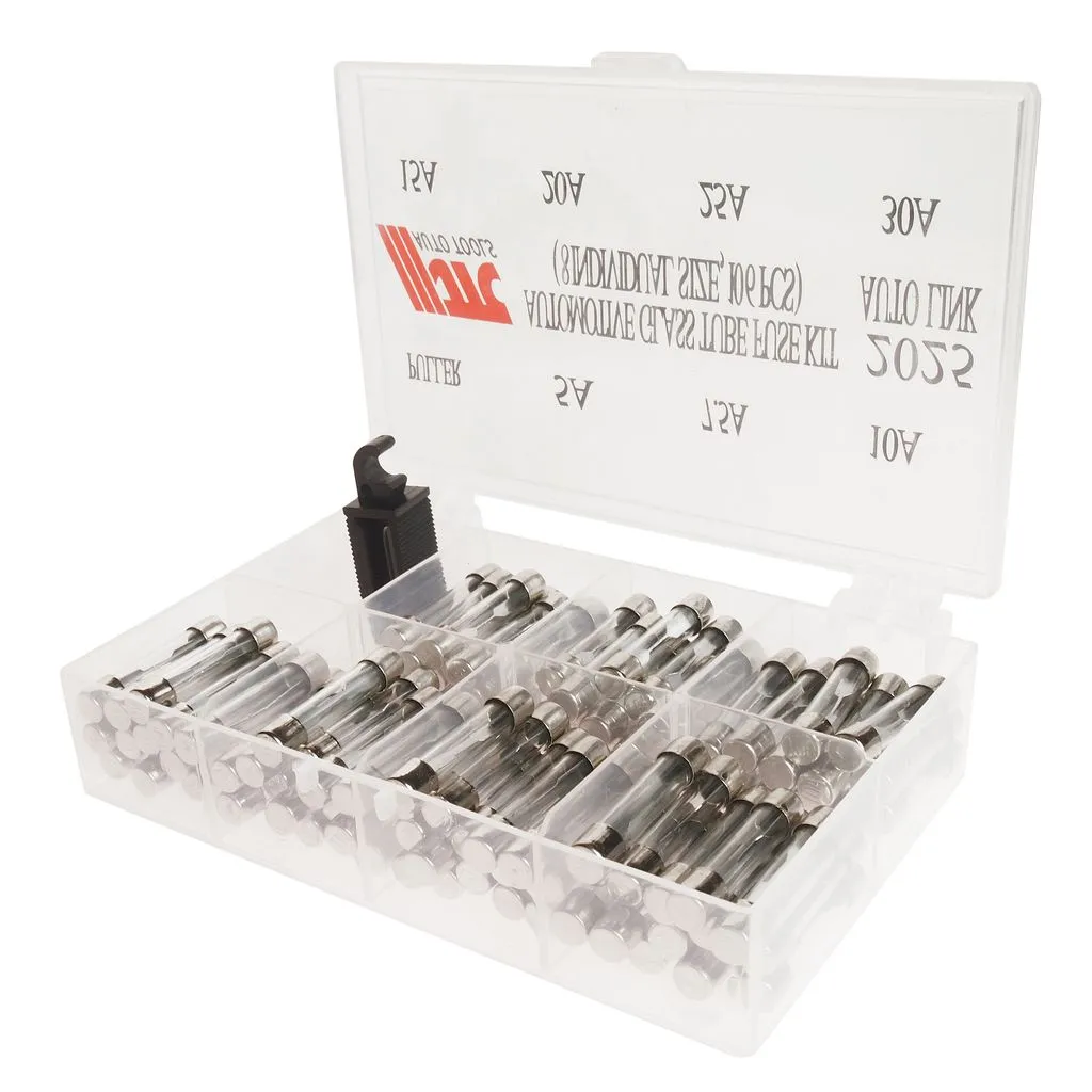 Предохранитель 5-30А стеклянных трубчатых 106шт. в боксе JTC купить