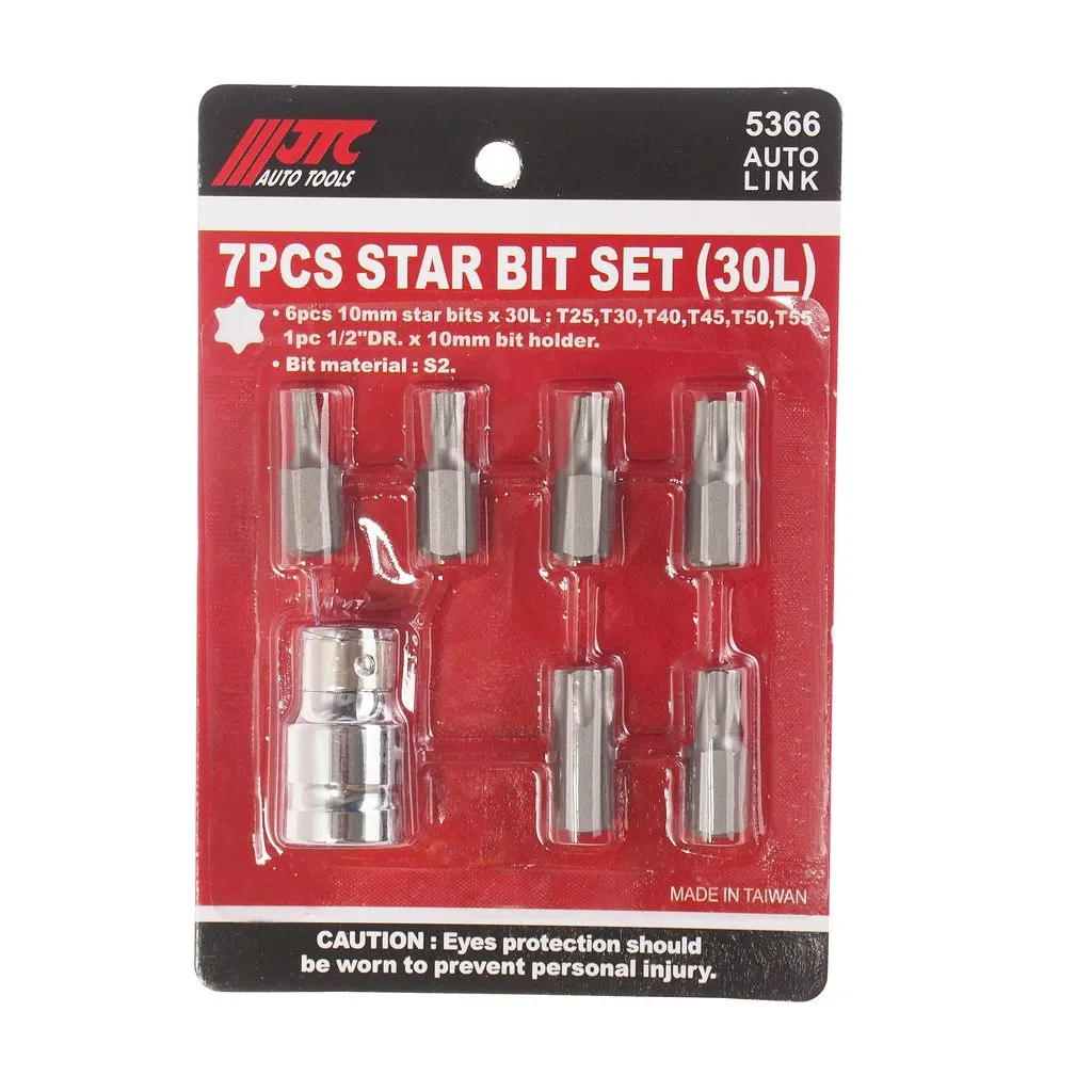 Набор бит 1/2" TORX Т25-55 7 предметов JTC купить