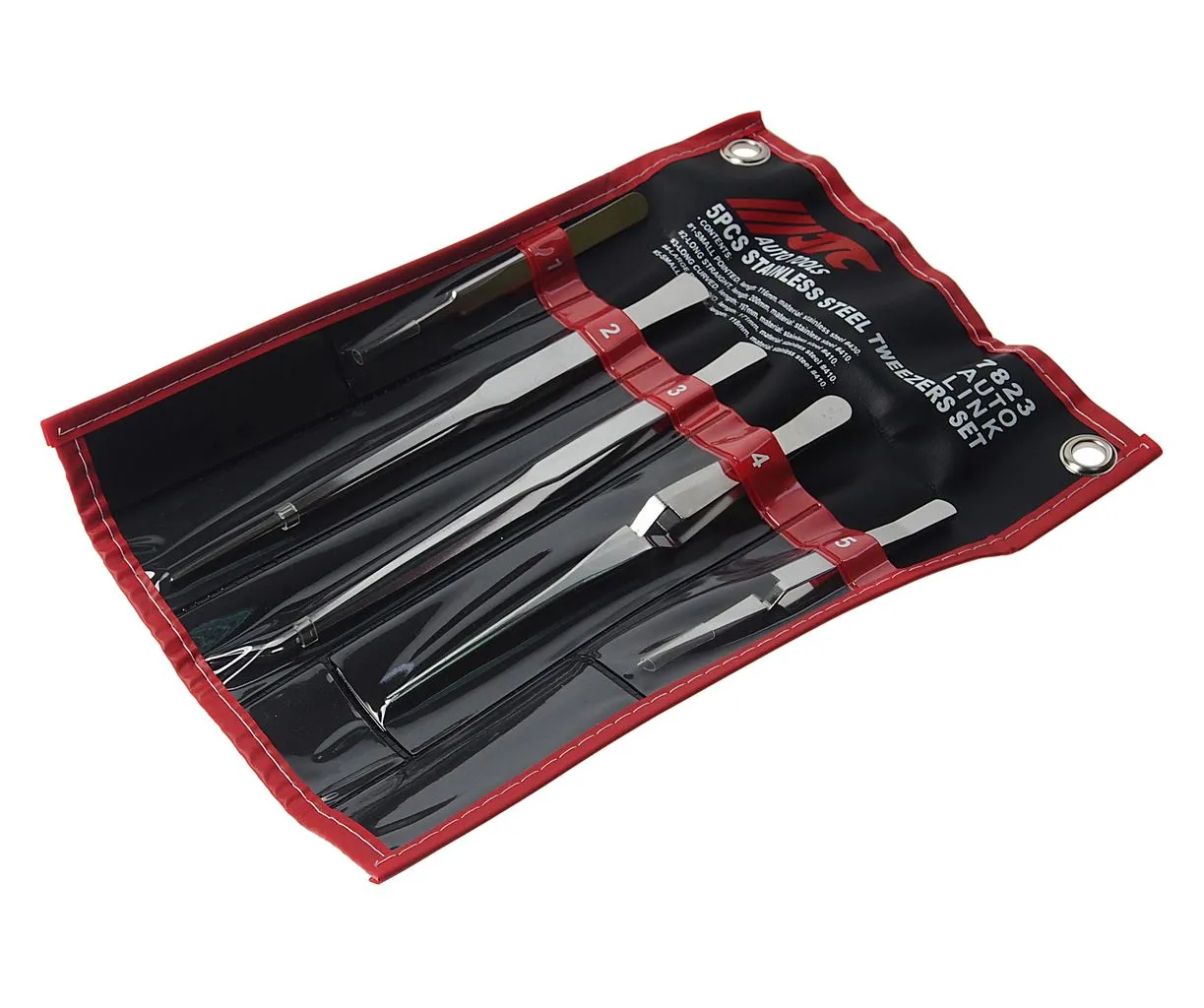 Набор пинцетов нержавеющая сталь 5 предметов JTC купить