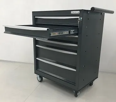 Тележка инструментальная Rossvik T06-7016, 6 выдвижных ящиков, ц/замок, 670*450*930hмм купить