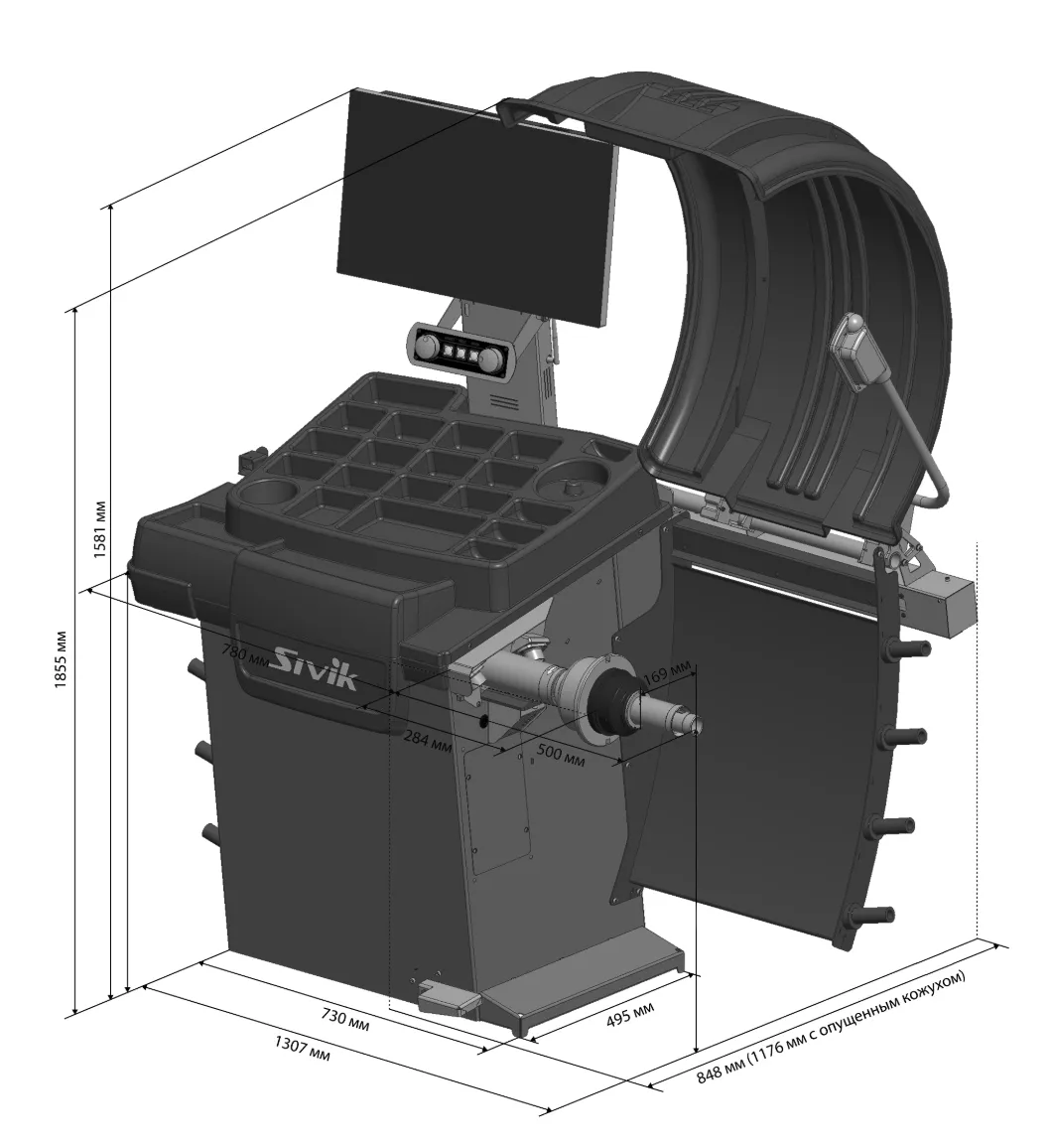 Балансировочный станок STELLAR (p) LASER c диагностическими функциями