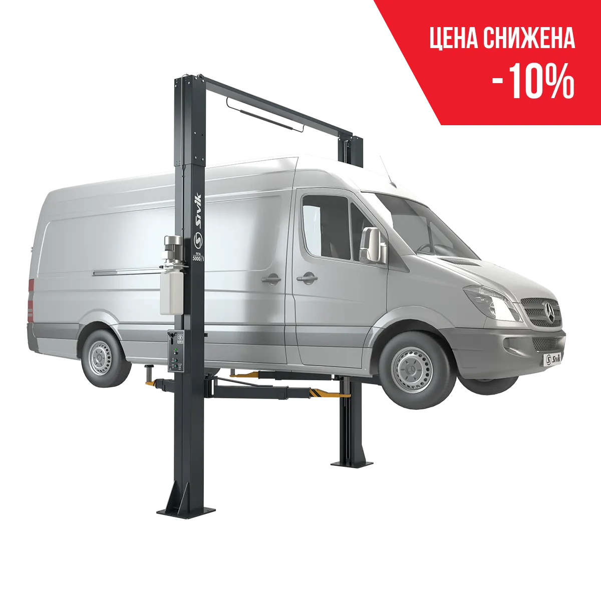 Электрогидравлический подъемник Двухстоечный электрогидравлический подъемник ПГА-5000/1