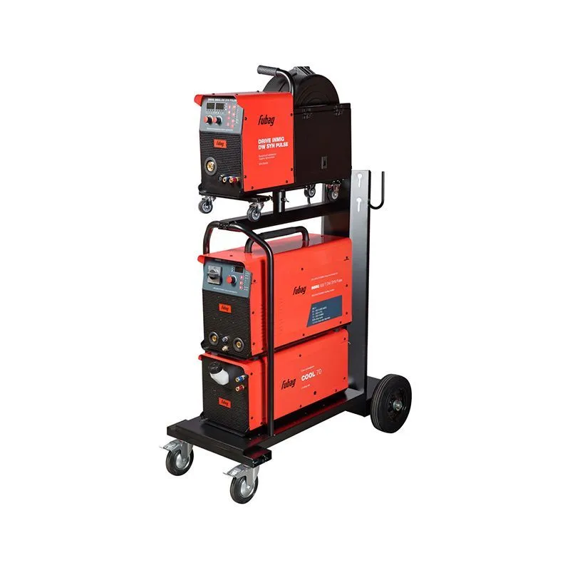 FUBAG Сварочный полуавтомат инвертор INMIG 500T DW SYN PULSE + Подающий механизм DRIVE INMIG DW SYN PULSE + Горелка FB 550W 3m + Блок охлаждения + Тележка  + Шланг пакет 5м