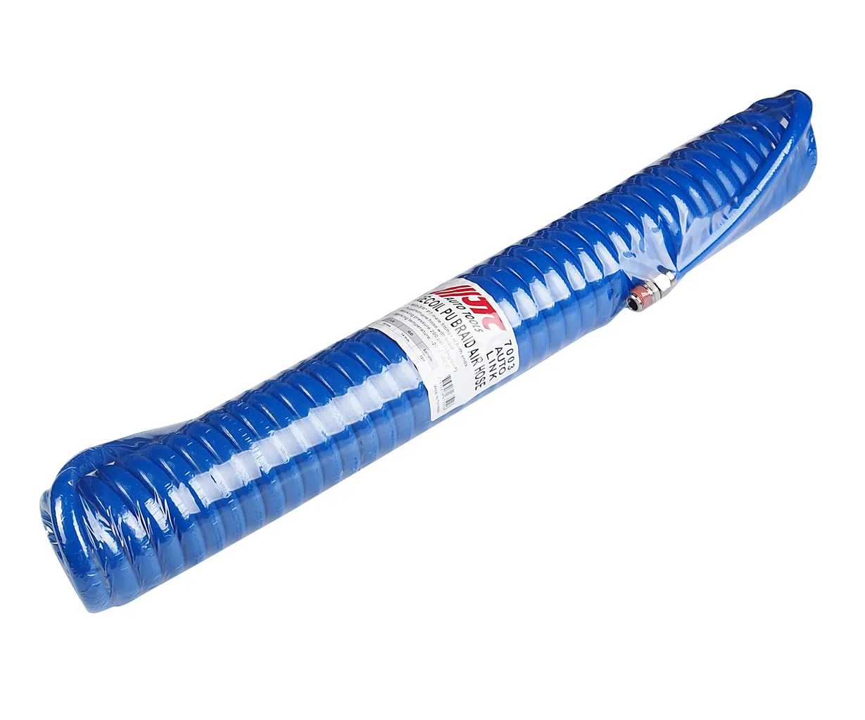 Шланг компрессора 10х14мм 10м спиральный с резьбовыми наконечниками 3/8" JTC купить