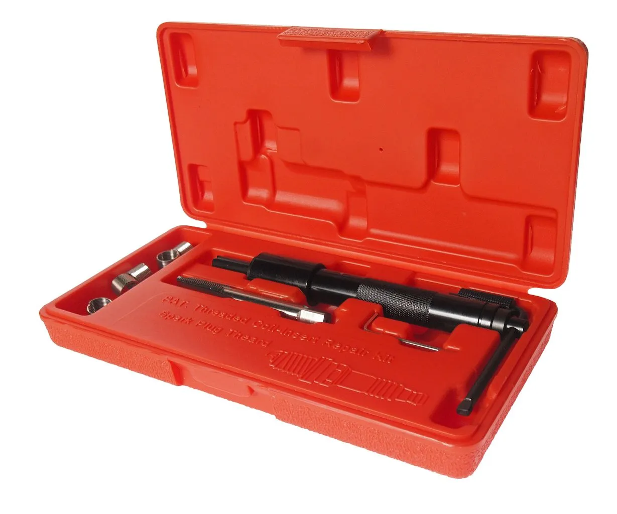 Набор инструментов для восстановления резьбы свечей зажигания (пружинная вставка М12х1.25) 5шт. JTC купить
