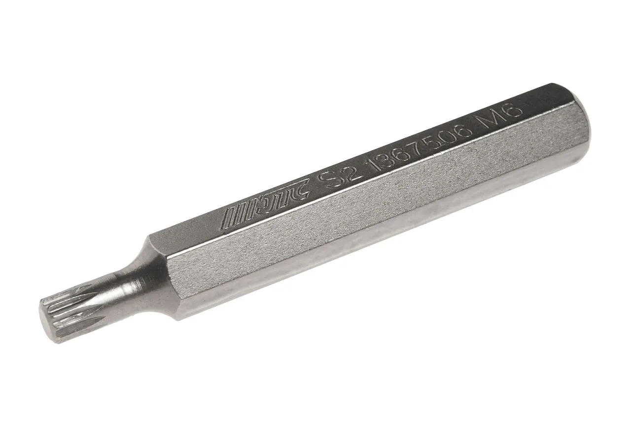 Бита SPLINE M6х75мм 10мм удлиненная S2 JTC купить