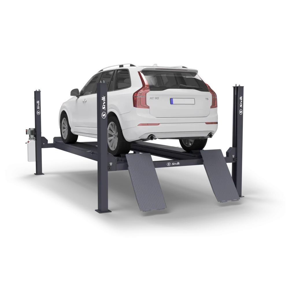 Электрогидравлический подъемник Четырехстоечный электрогидравлический подъемник ПГА-5000/4