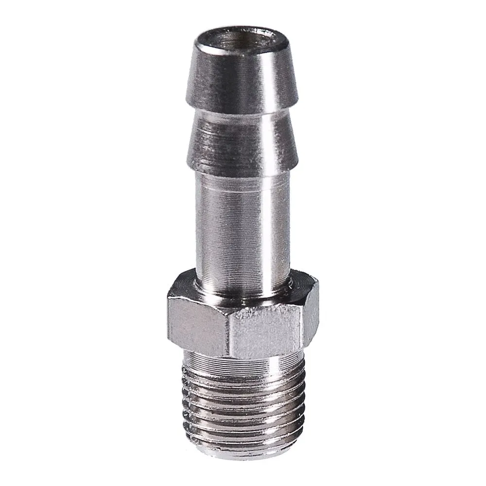 FUBAG Переходник 1/8 дюйма M на елочку 8мм с обжимным кольцом 8x13мм