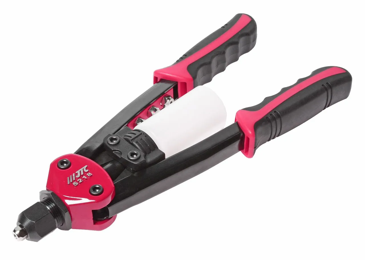 Заклепочник 325мм 3.2,4,4.8,6.4мм ручной вытяжной с контейнером для сбора стержней JTC купить