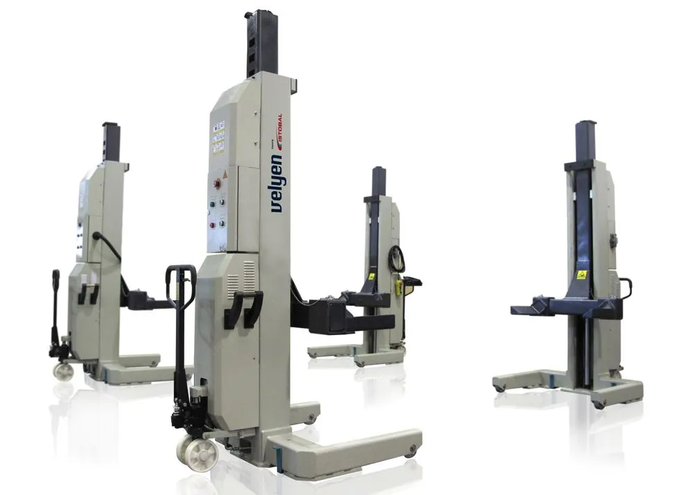 Электрогидравлический подъемник Velyen 4EF0055 Колонны подкатные г/п 6х5,5 т. электрогидравлические