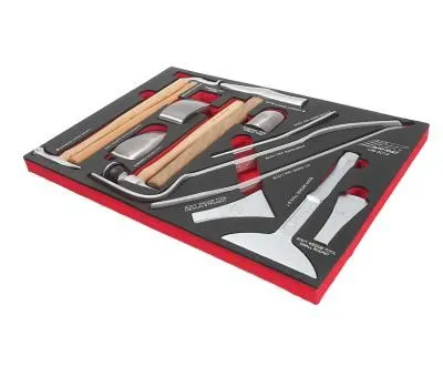 Набор инструментов 13 предметов слесарно-монтажный для кузовных работ в ложементе JTC Набор инструментов 13 предметов слесарно-монтажный для кузовных работ в ложементе JTC