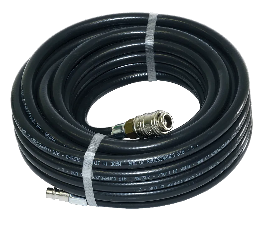 FUBAG Шланг с фитингами рапид, маслостойкая термопластичная резина, 20бар, 6x11мм, 20м